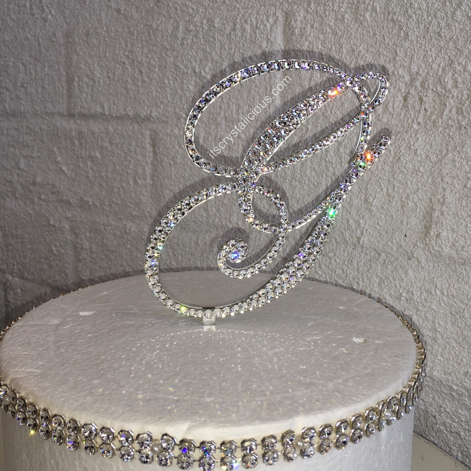 Personalised Bling Swarovski Crystal Embellished Monogram