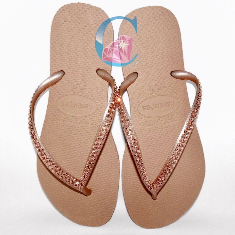 havaianas with bling