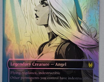 Avacyn, Angel of Hope Foil | Altered Art Custom | EDH Playtesting | Proxy Card