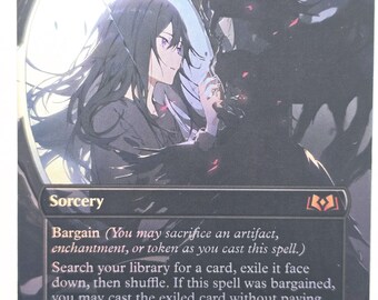 Waifu Beseech the Mirror 01 Foil | Altered Art Custom | EDH Playtesting | Proxy Card
