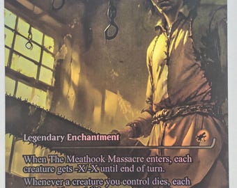The Meathook Massacre by CB 01 Foil | Altered Art Custom | EDH Playtesting | Proxy Card