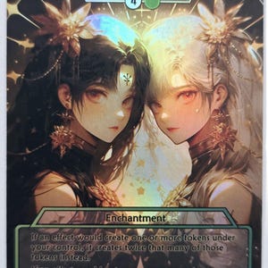 Waifu Doubling Season Foil | Altered Art Custom | EDH Playtesting | Proxy Card