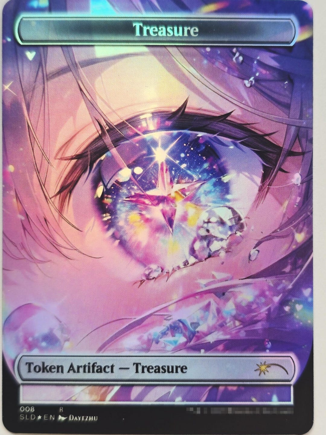 Treasure Token by XB 01 Foil | Altered Art Custom | EDH Playtesting ...