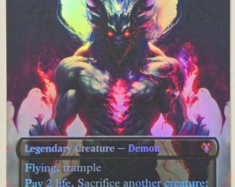 Razaketh, the Foulblooded by CB Foil | Altered Art Custom | EDH Playtesting | Proxy Card