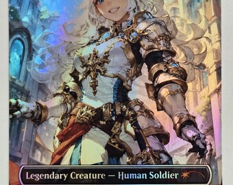 Waifu Thalia, Guardian of Thraben 01 Foil | Altered Art Custom | EDH Playtesting | Proxy Card