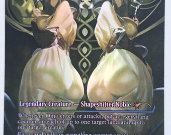Omo, Queen of Vesuva by KG 01 Foil | Altered Art Custom | EDH Playtesting | Proxy Card
