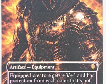 Commander's Plate by CB 01 Foil | Altered Art Custom | EDH Playtesting | Proxy Card