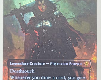 Sheoldred, the Apocalypse by CB 02 Foil | Altered Art Custom | EDH Playtesting | Proxy Card