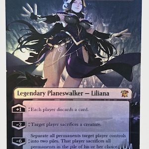 Liliana Mtg Card Sleeves - Etsy