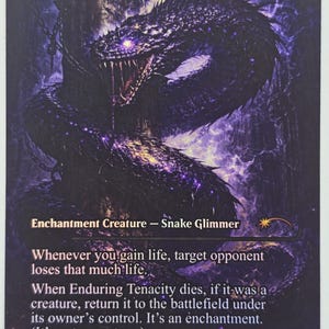 Enduring Tenacity by CB Foil | Altered Art Custom | EDH Playtesting | Proxy Card