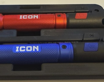 Custom 3d Printed Harbor Freight Icon Flashlight Tray Holder - Tray Only
