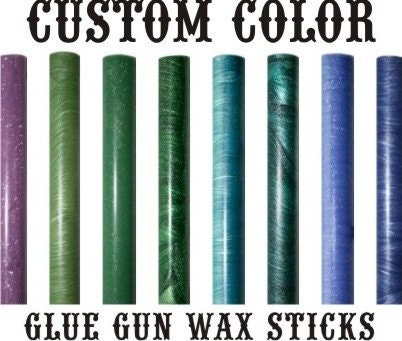 Wax Glue Gun Stick Wax Bars 18 Colors Wax Sticks for Glue Gun 