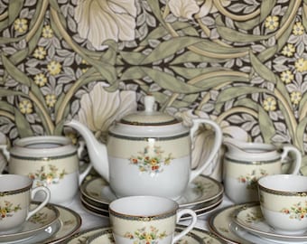 Vintage Noritake “nippon Toki Kaisha” - Four Teacups and Four