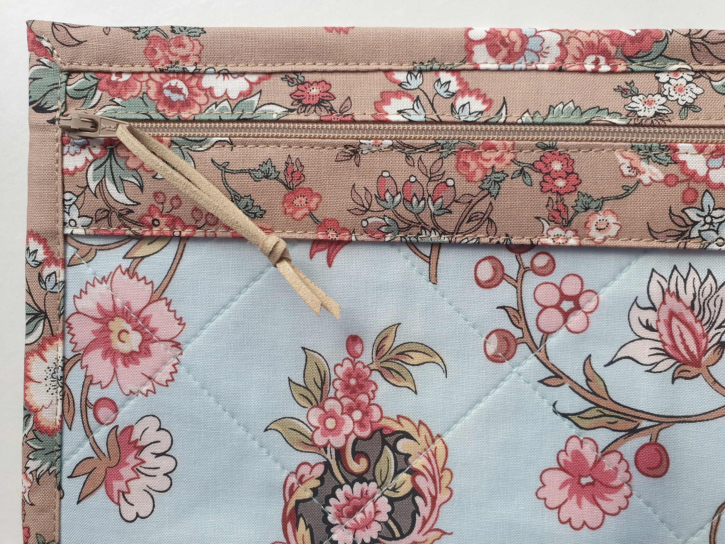Jane Austen floral project bag W13 x H10 clear Etsy