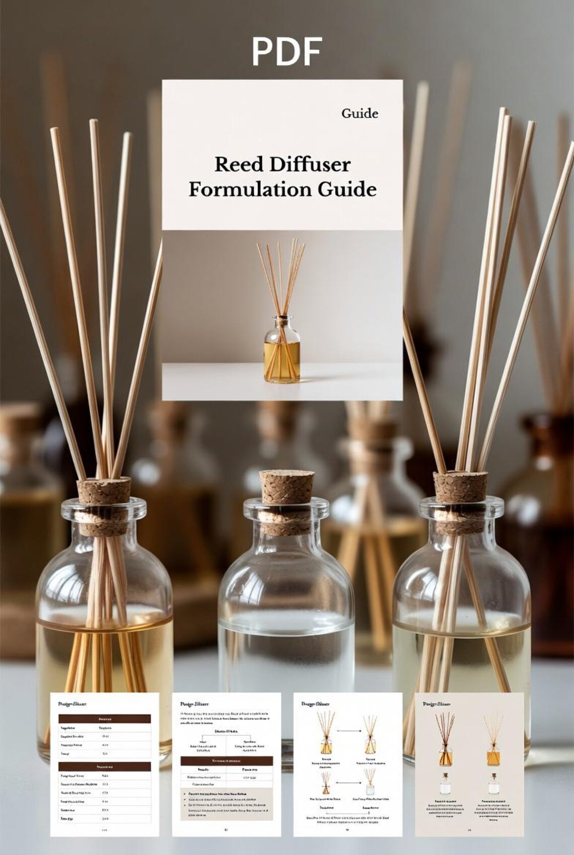Reed Diffuser Formulation Guide PDF | DIY Recipes for Long-lasting Home ...