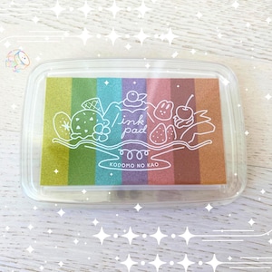 7-in-1 kleuren | KODOMO NO KAO Rainbow-stempelkussen | Gemaakt in Japan