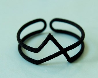 Continuous Geometric Line Ring
