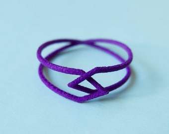 Interlocking Triangles Ring