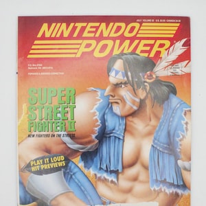 Nintendo Power 1994 issue Super Street Fighter II Double Dragon V Play It Loud vintage video gamer magazine Vol 62 1994