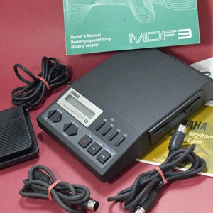 Vintage Yamaha MDF3 MIDI Data Filer unidad de disquete grabadora