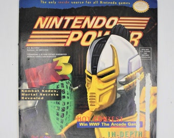 Nintendo Power 1995 Issue Mortal Kombat 3 Star Wars Killer