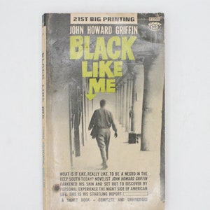 Vintage book Black Like Me John Howard Griffin 1961 paperback Signet