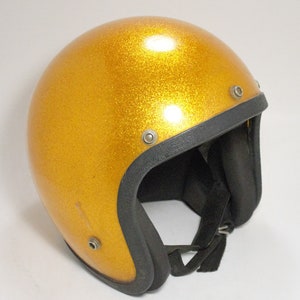 Gold flake motorcycle helmet sale