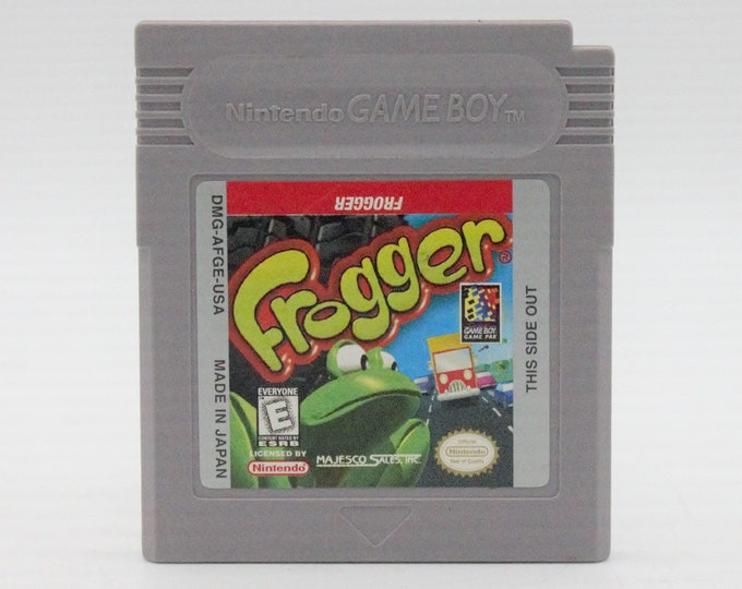 Vintage Frogger Game Boy Color Video Game Cartridge Original NES