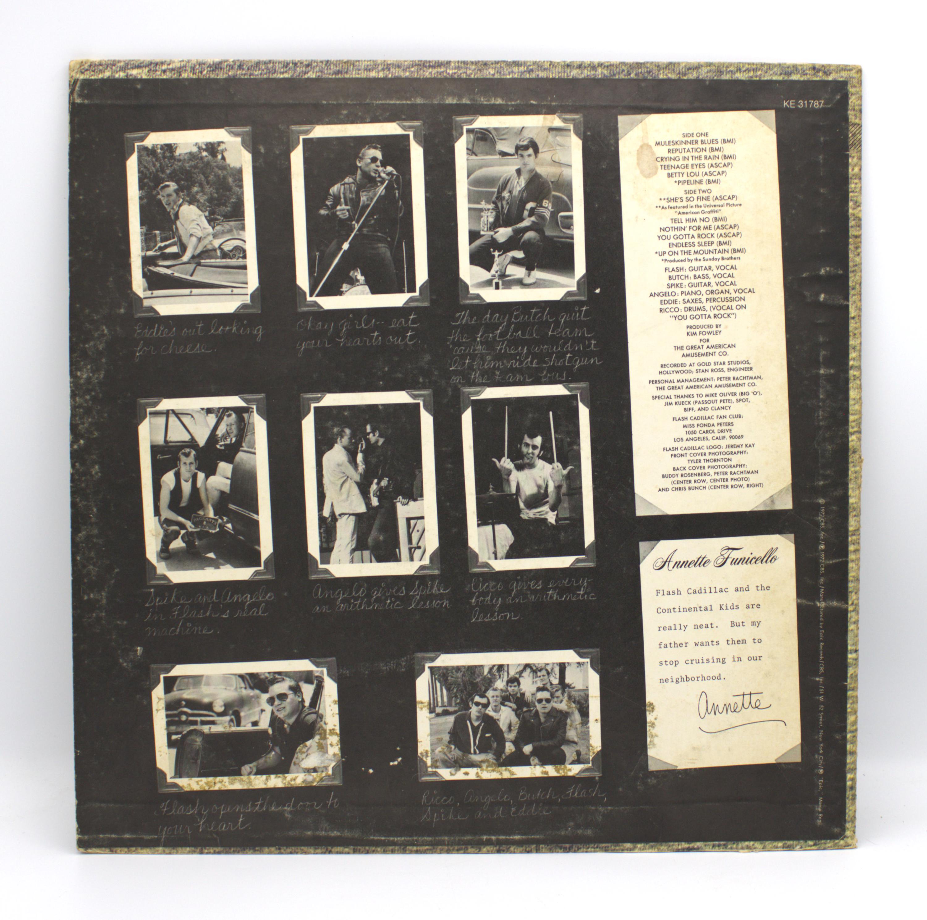 Vintage 70s Vinyl Flash Cadillac and the Continental Kids 1972