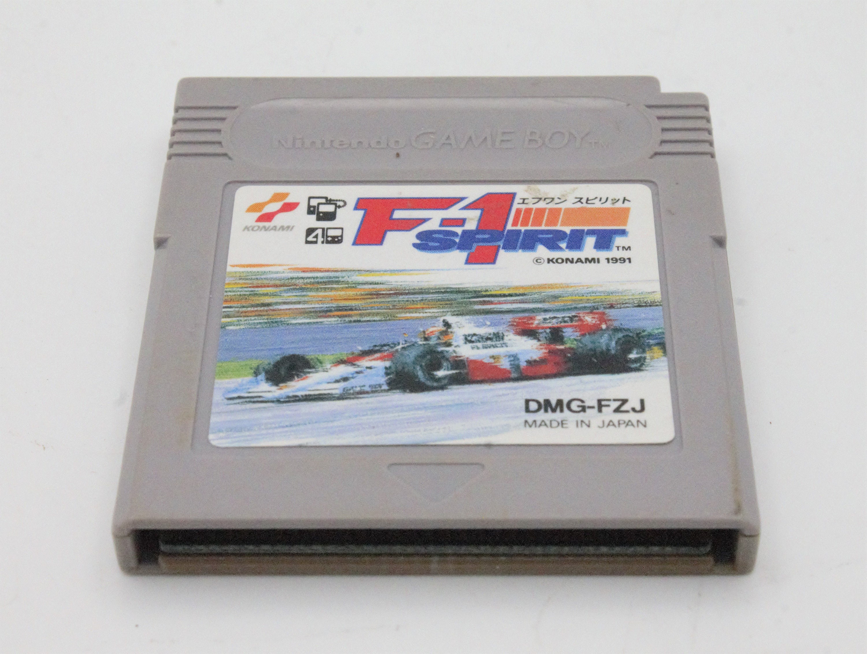 Vintage F1 Spirit 1990s Game Boy Cartridge Racing Game Handheld