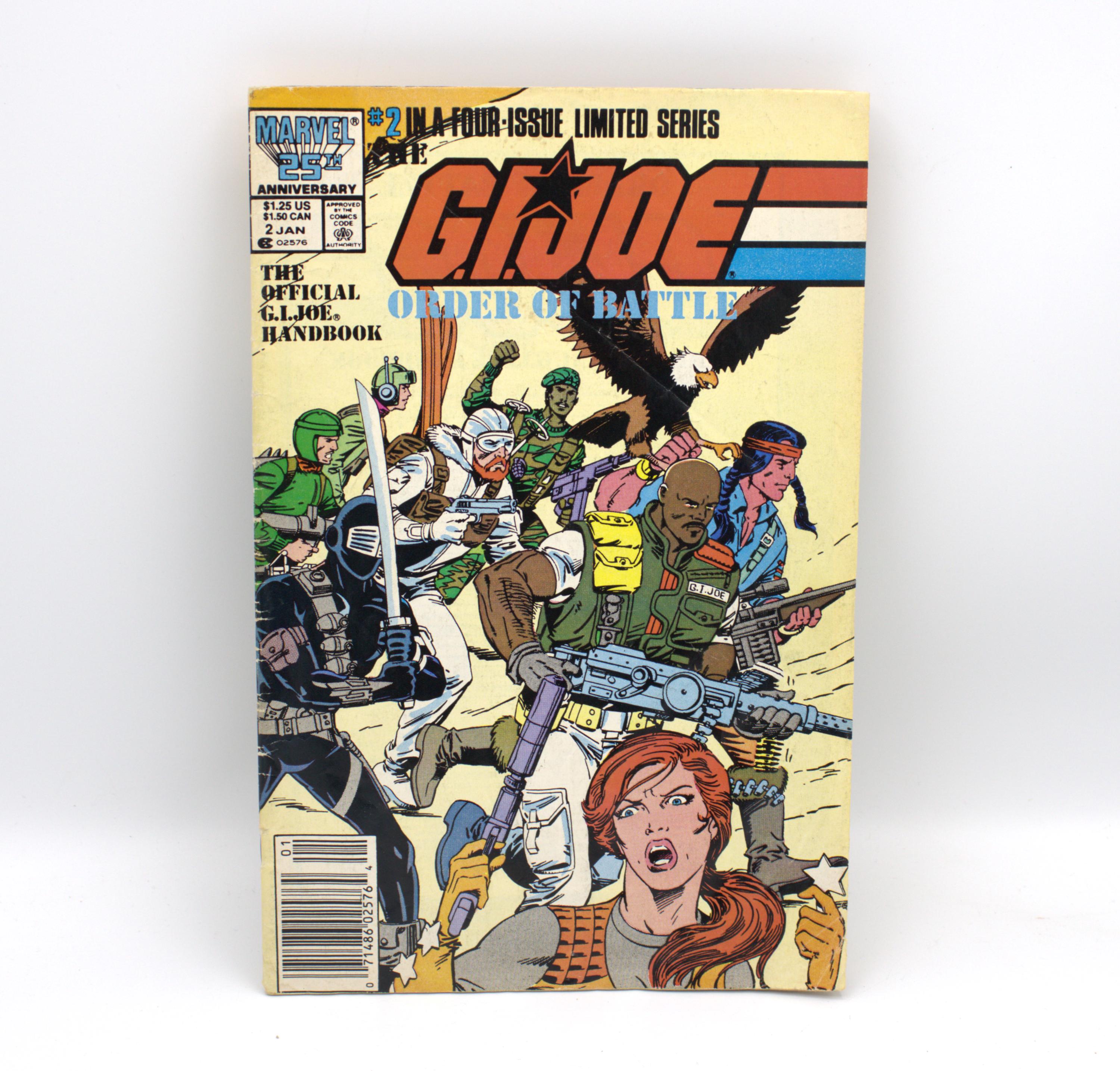 Vintage 1987 GI JOE Comic Book Special Edition Order of Battle