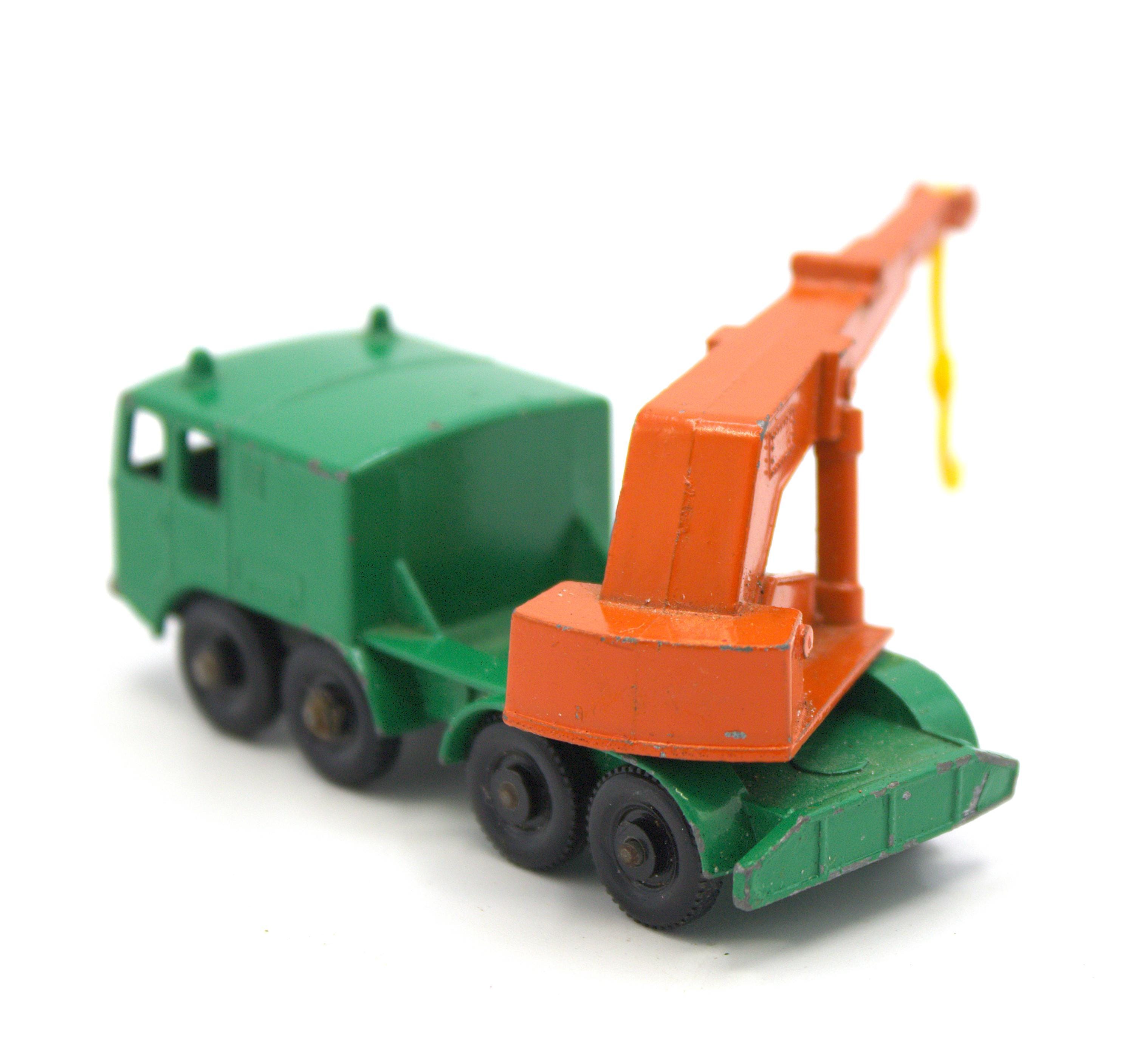 Vintage 1960s Matchbox 8 Wheel Crane Series No. 30 Die Cast Metal