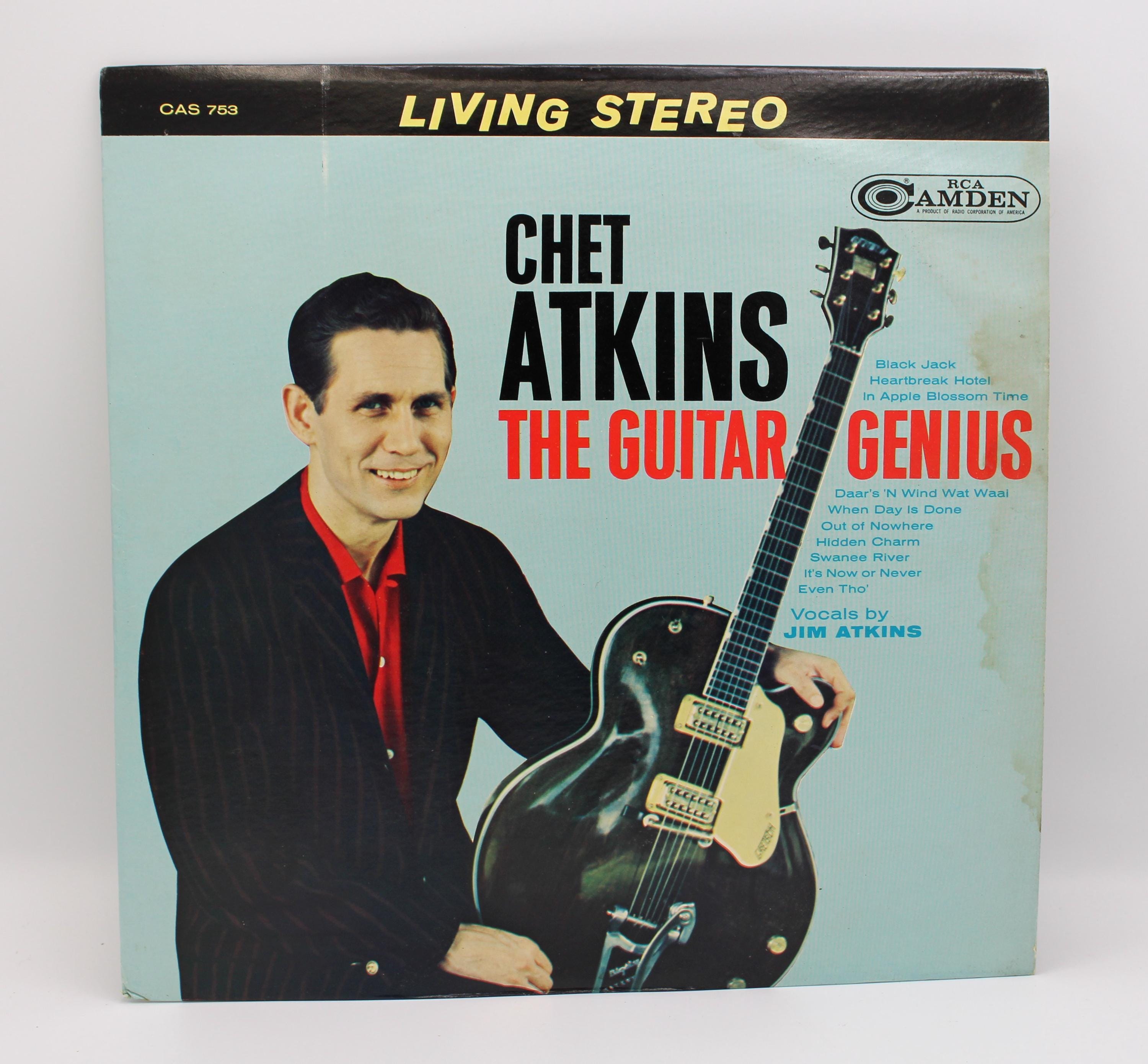 Vintage 1963 Vinyl Chet Atkins the Guitar Genius Album 12