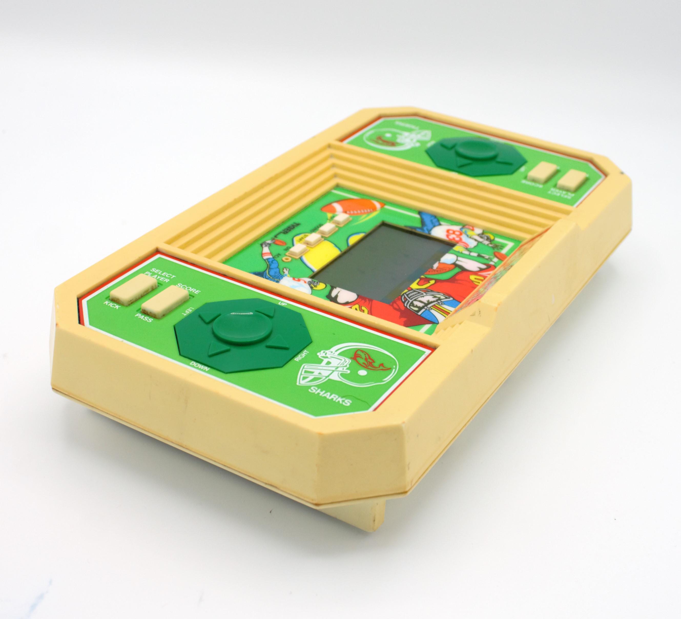Vintage 1988 Electronic Football Game Head-to-head Talking LCD