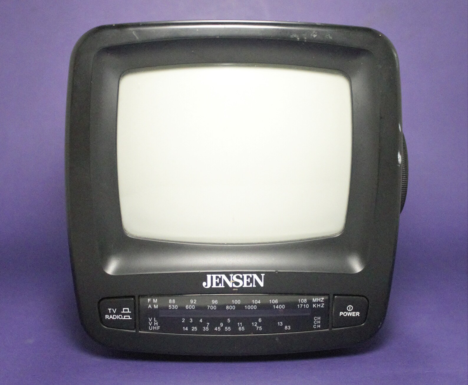 Vintage 5 B&W TV Radio Portable Mini Tube Television Etsy