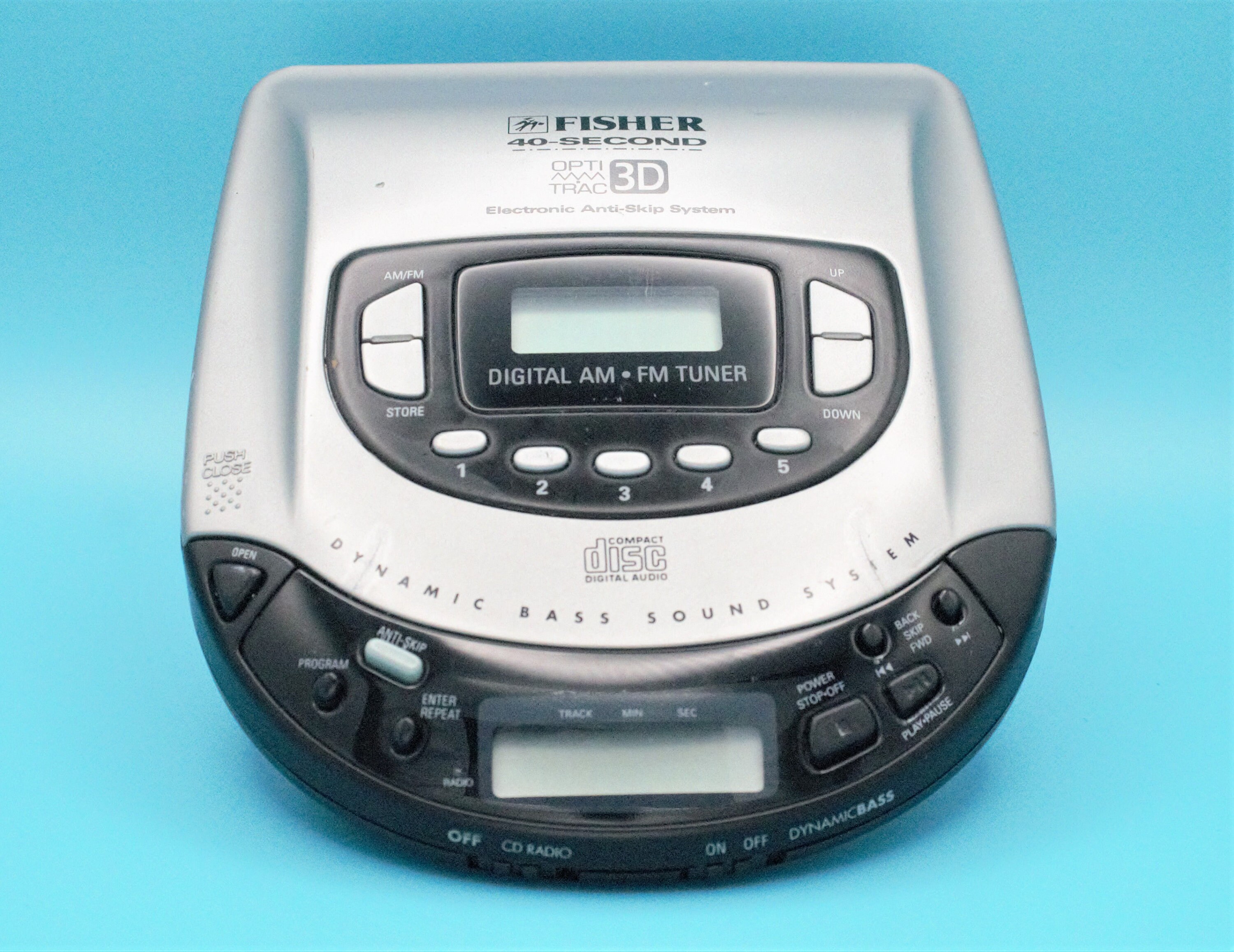 Vintage 90s CD Player Stereo Am/fm Radio Digital Tuner LCD - Etsy