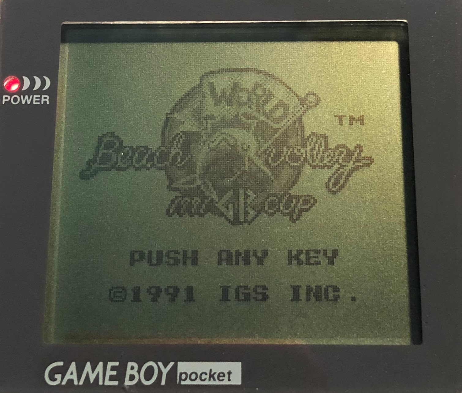 Vintage 1990s World Beach Volley 1991 Cup Volleyball Game Boy Game