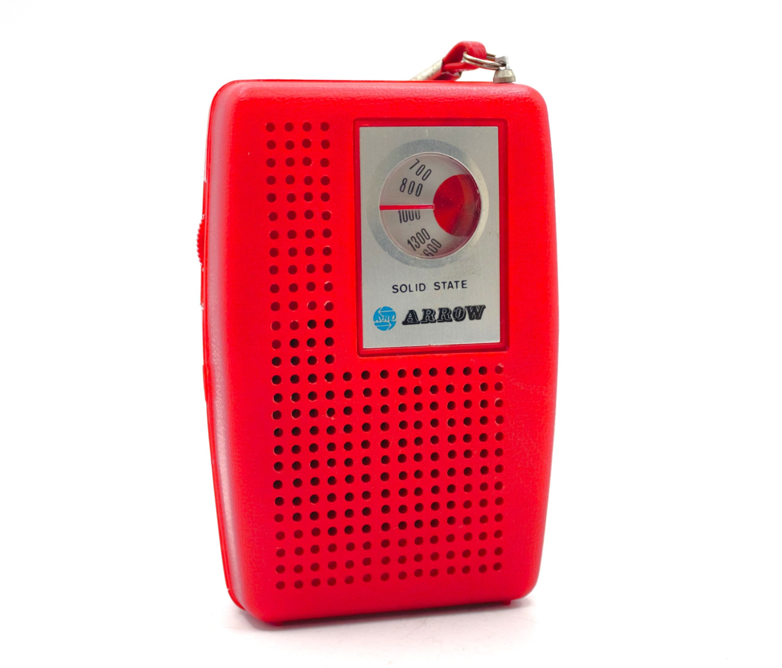 Vintage Arrow Transistor Radio Solid State AM Receiver Mini Pocket