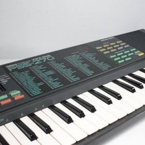 鍵盤楽器 YAMAHA PSS-270 Vintage Yamaha PSS-270 Synthesizer Electronic Keyboard Piano