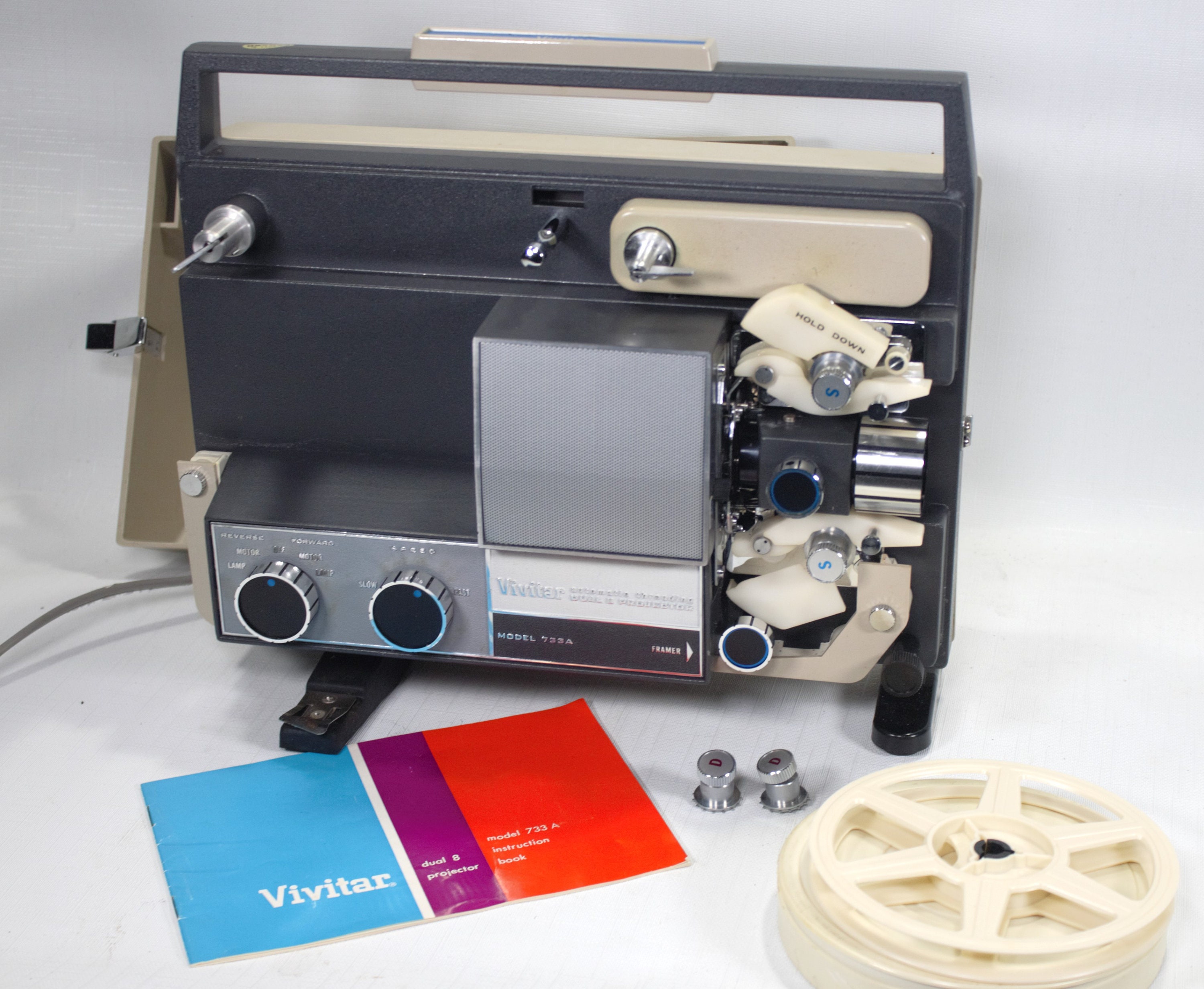 Vintage Vivitar Dual 8 Motion Picture Projector 8mm Super 8