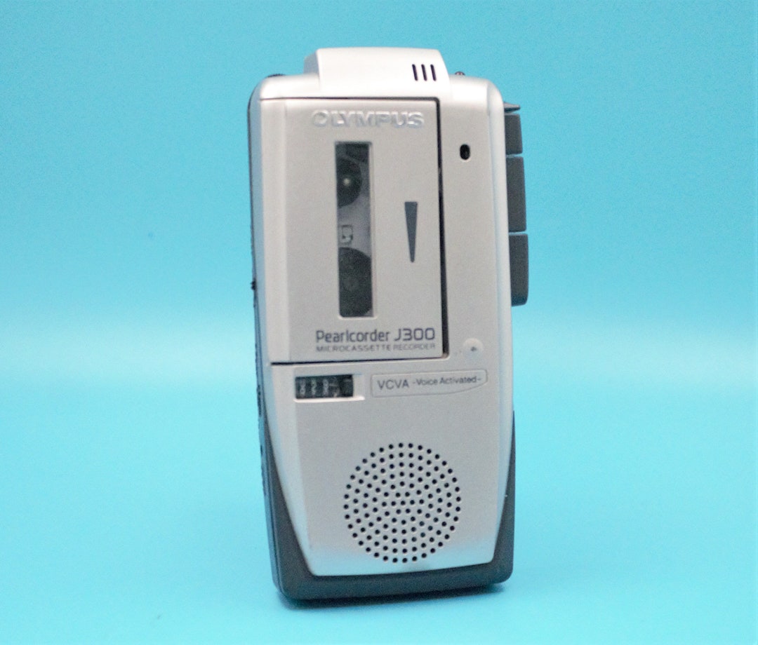 Vintage Microcassette Recorder Player Portable Mini Audio Tape