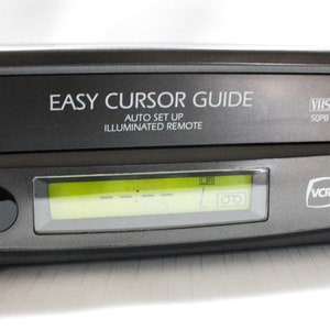 Vintage VCR Video Cassette VHS Tape Player Recorder Hi-fi Stereo Output ...