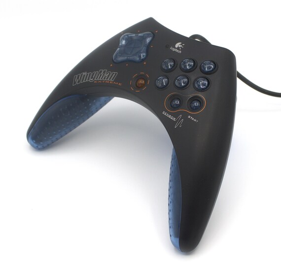 Vintage PC Game Controller Logitech Wingman Extreme Gamepad Wired