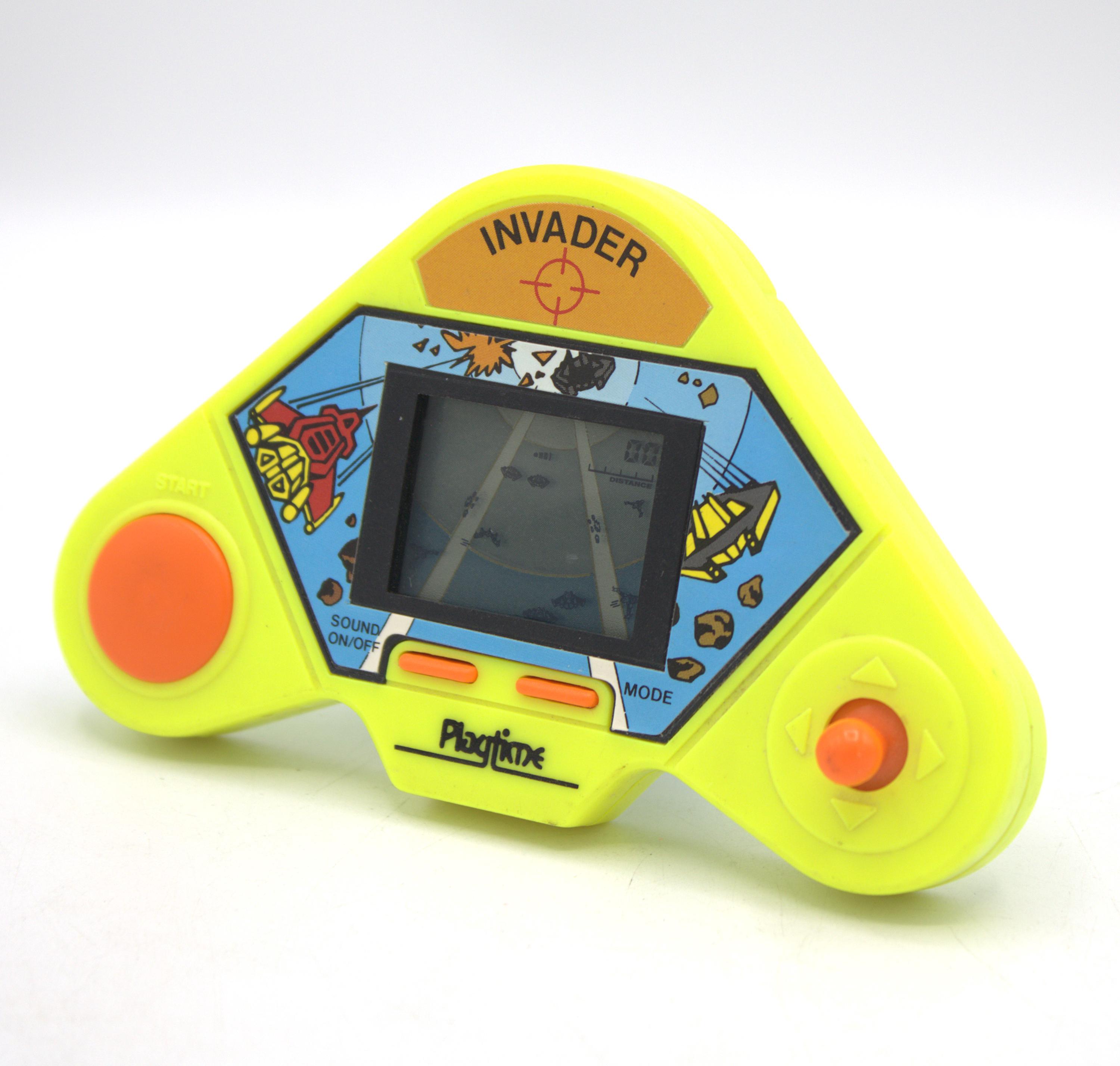 Vintage 1980s Handheld Game Invader LCD Digital Display With Sound