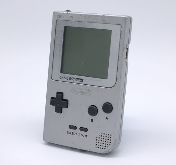 Vintage Nintendo Game Boy Pocket Handheld Video Game Console