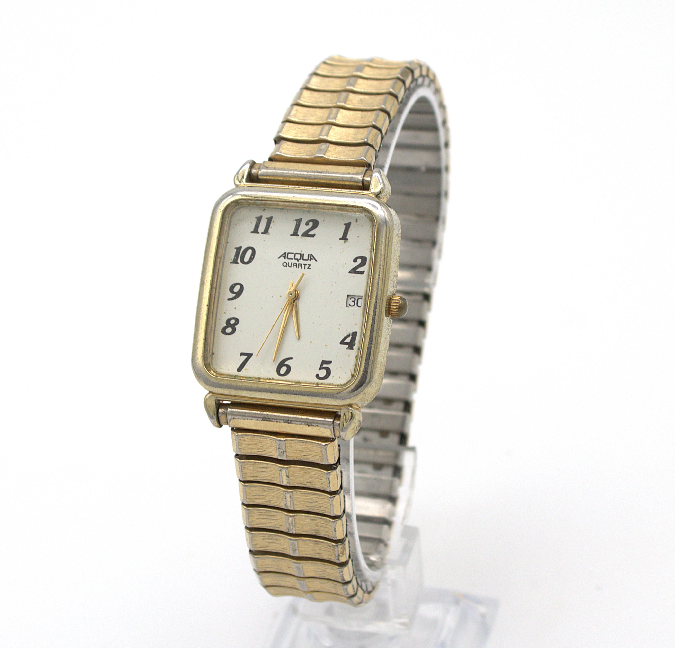 Working Timex Square Womens Watch Silver Tone 28mm Fancy Leather Band MINT Cond s-l1200.jpg main image 4