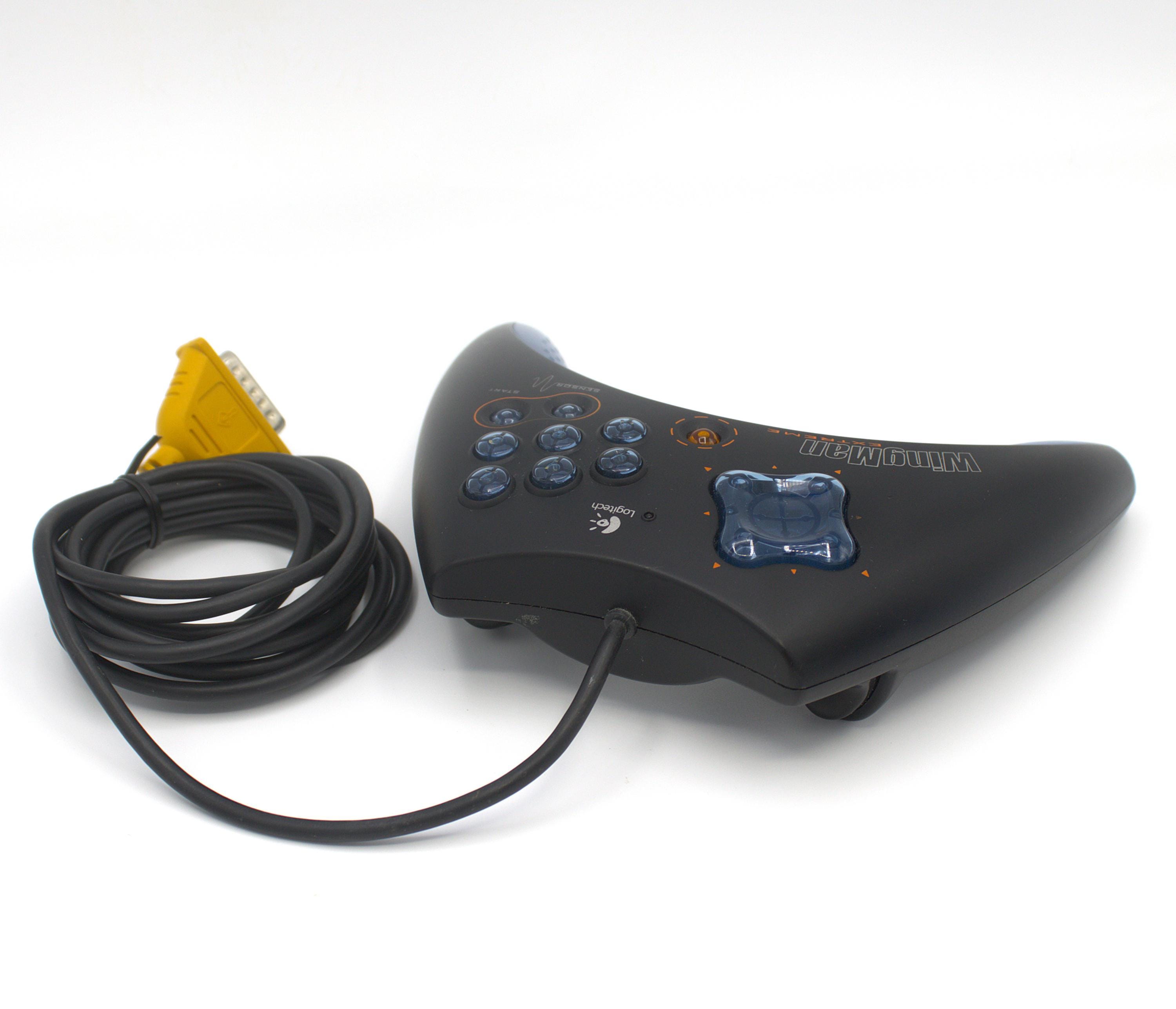 Vintage PC Game Controller Logitech Wingman Extreme Gamepad Wired
