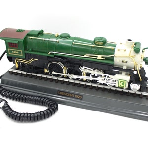 Vintage Telephone Steam Locomotive 1925 Crescent Push-button Dial