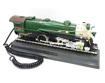 Vintage Telephone Steam Locomotive 1925 Crescent Push-button Dial