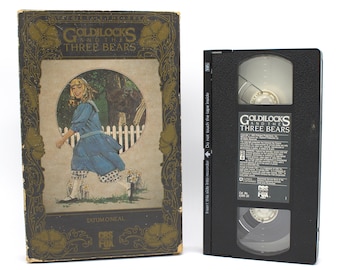 Vintage 1980s Goldilocks and the Three Bears VHS live action movie starring Tatum O'Neal Lithgow King Duvall Faerie Tale Theatre NOS in box